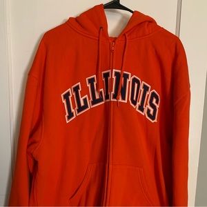 University of Illinois zip-up hoodie